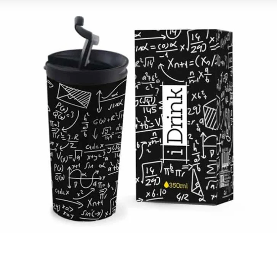 TAZZA TERMICA 350ML I-DRINK - soggetto matematica