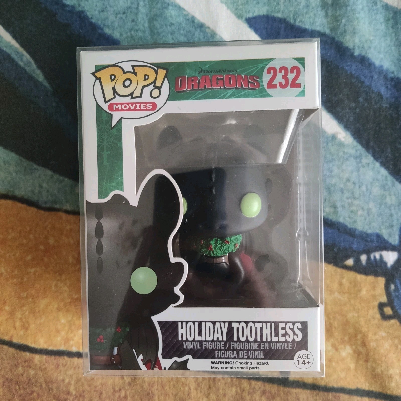 Funko Pop!  HOLIDAY TOOTHLESS 232 DRAGON TRAINER 2 HTTYD - Rare VAULTED