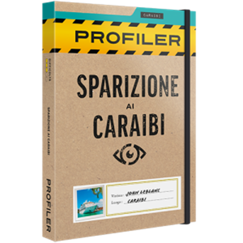 PROFILER SPARIZIONE AI CARAIBI – GIOCO DA TAVOLO – CRIME INVESTIGAZIONE