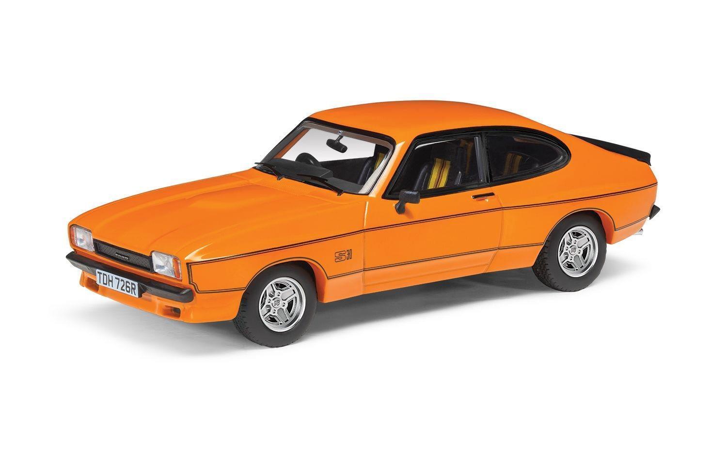 Corgi Vanguards 1:43 Ford Capri Mk2 3.0S X-Pack - Arancione Segnale - VA15402