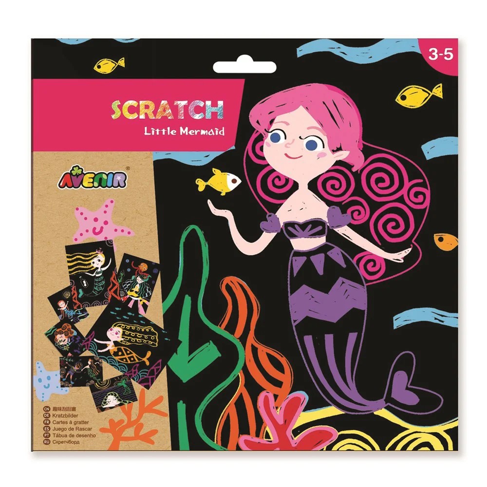 SCRATCH JUNIOR PICCOLA SIRENA PER BAMBINI DAI 3 ANNI+ CH1677
