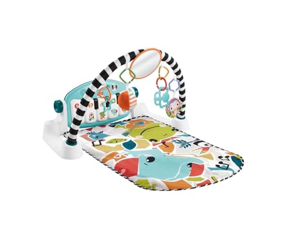 Fisher-Price Glow And Grow Kick e Play Piano Gym, Multicolore, HWY56 - NUOVO