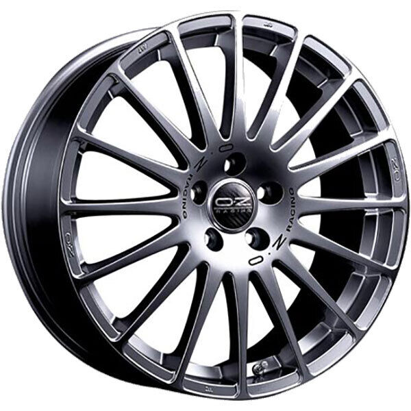 CERCHIO IN LEGA OZ RACING SUPERTURISMO GT PER OPEL ADAM 6.5X15 4X100 GRIGIO 3Q3
