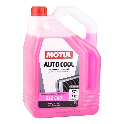 Liquido di raffreddamento MOTUL AUTO COOL G12 EVO lobrid tech -37°C - rosa - ...