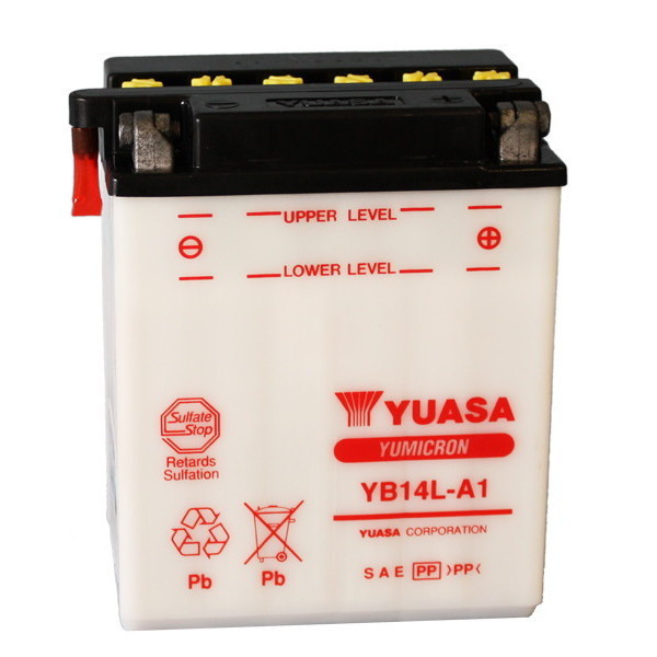 BATTERIA PER MOTO SCOOTER YUASA YB14L-A1  12 V 14 Ah