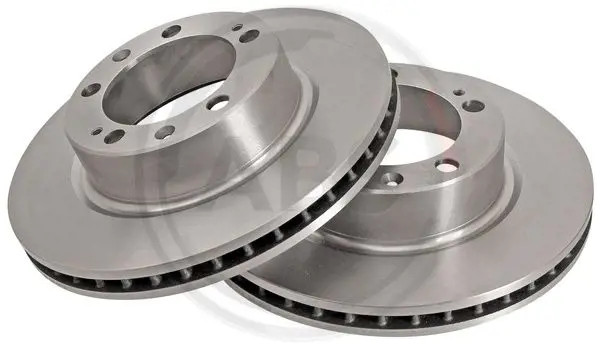 2x Disco freno ventilato 15822 A.B.S. per PORSCHE 968 944 944 Cabriolet