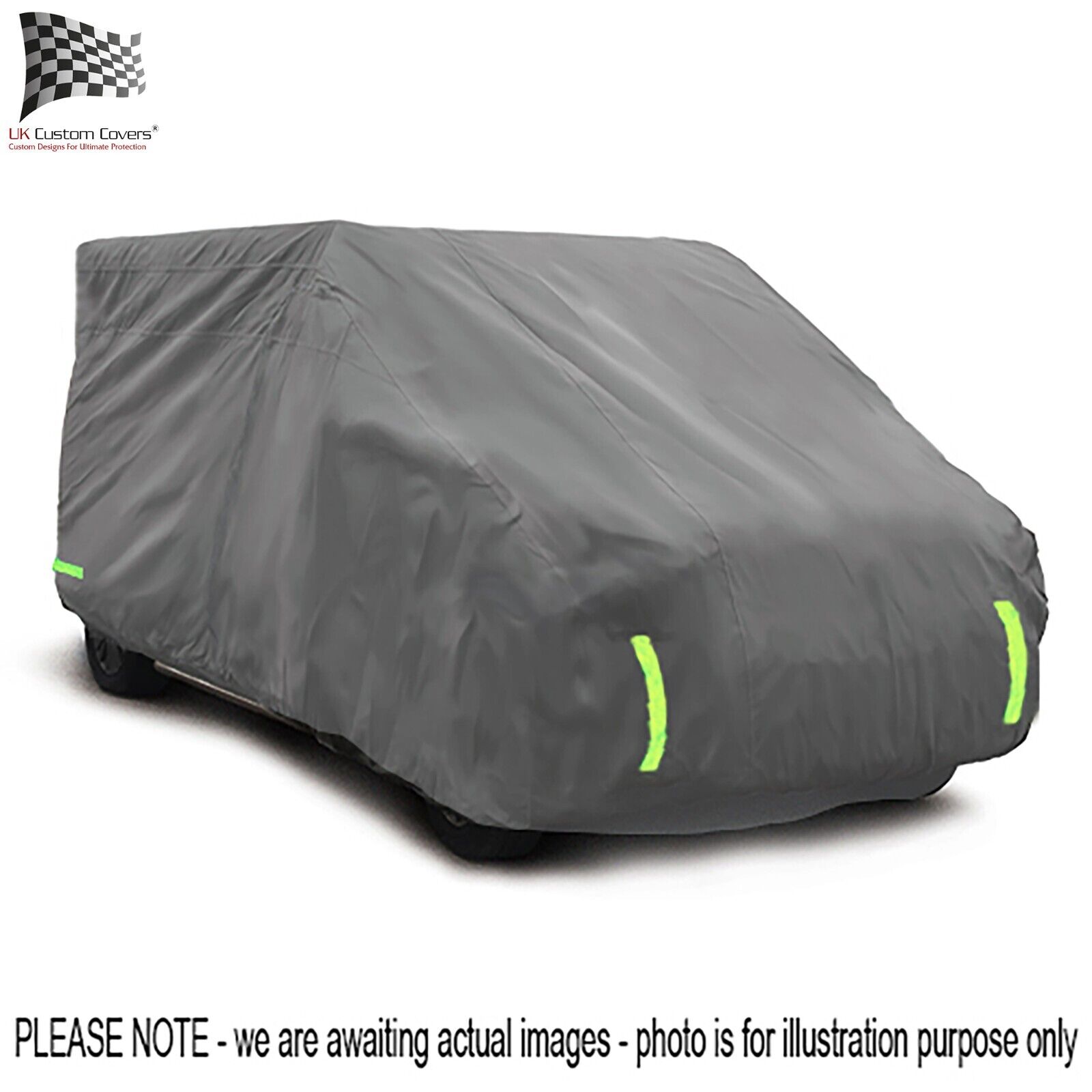Copertura Per VW T6 Camper Van Su Misura Impermeabile Grigia 971