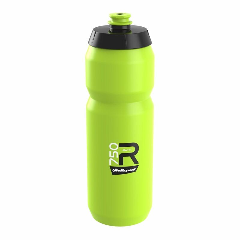 Serbatoio POLISPORT R750 Lime verde tappo a vite 750ml