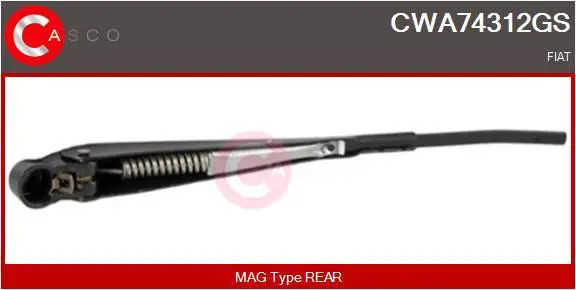 Braccio tergicristallo posteriore CWA74312GS CASCO per FIAT PANDA