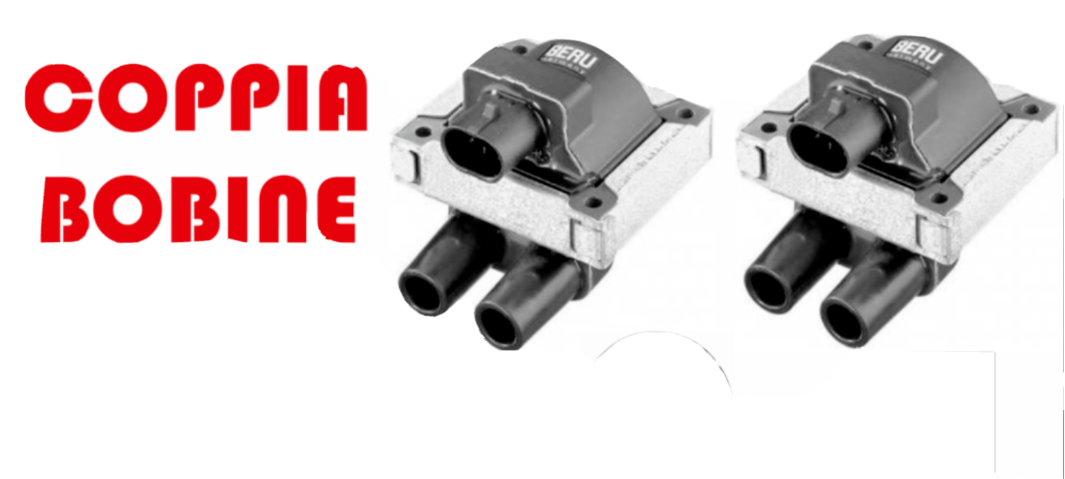 COPPIA 2 BOBINE ACCENSIONE NGK-BERU FIAT PANDA 169 2° SERIE 4X4, 1.2 BI-POWER