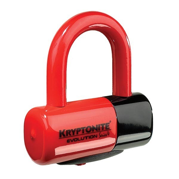 KRYPTONITE LUCCHETTO DISCO EVOLUTION SERIE 4 ROSSO 14MM