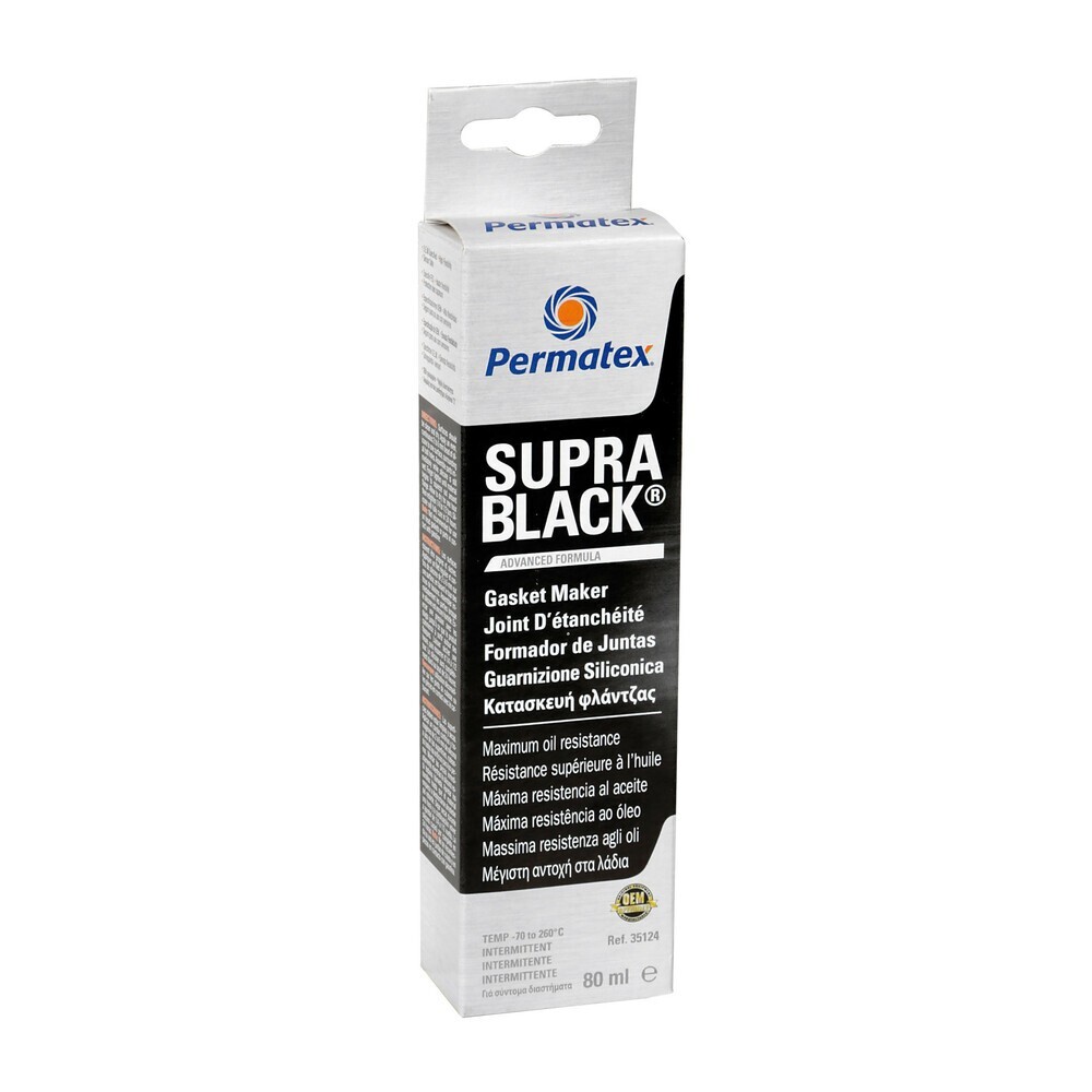 Supra Black, Guarnizione siliconica rapida - 80 ml