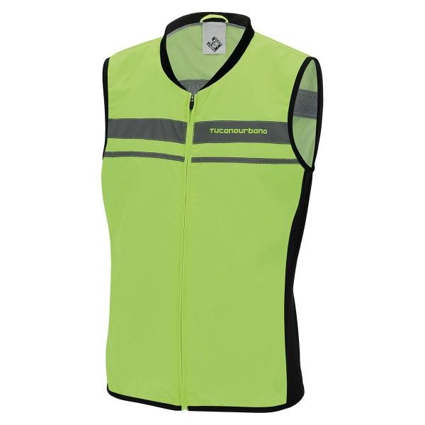Tucano Urbano Nano Flex Fluo Yellow High visibility vest | L-XL