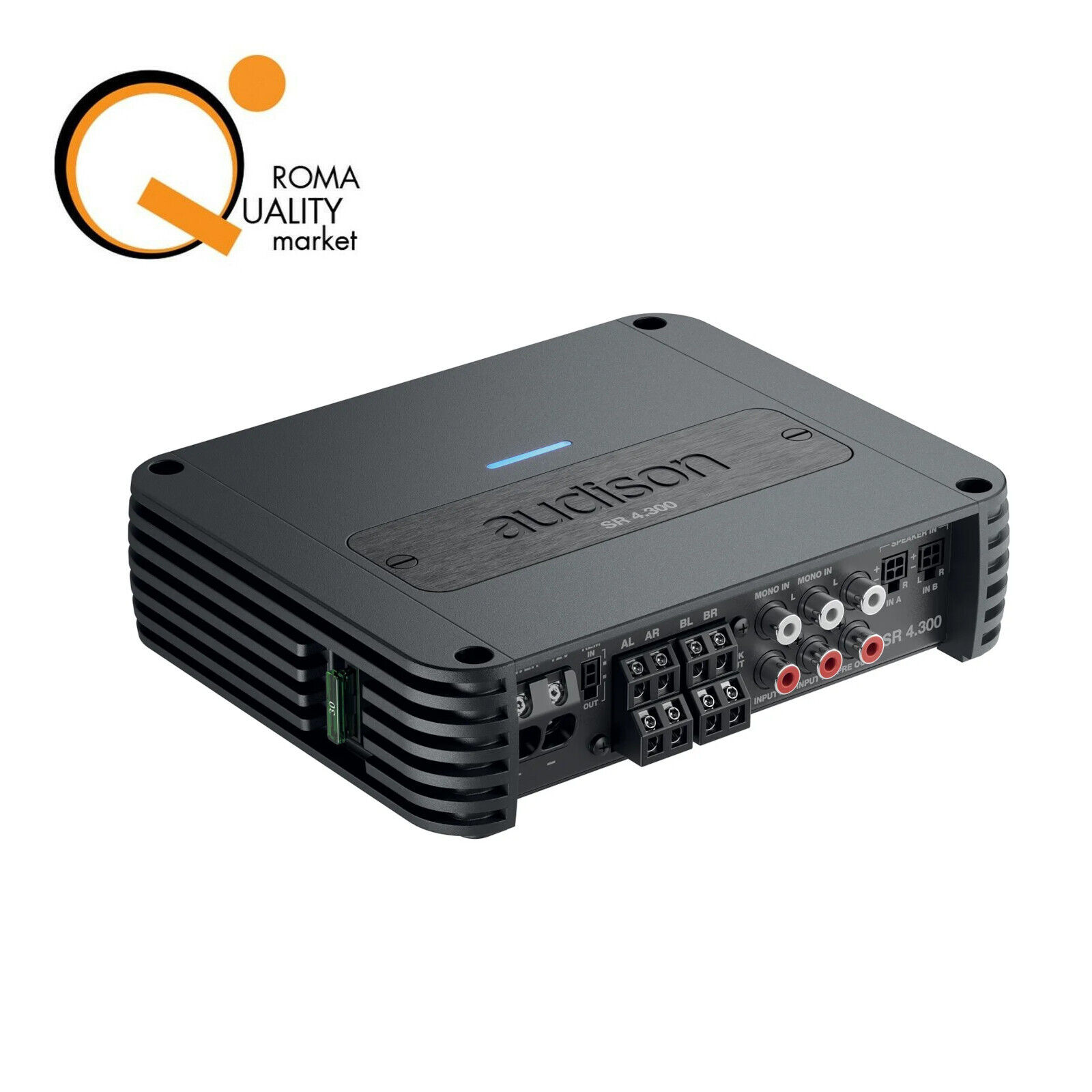 Audison Amplificatore SR 4.300 4 Canali 85Wx4 a 4 Ohm dimensioni compatte