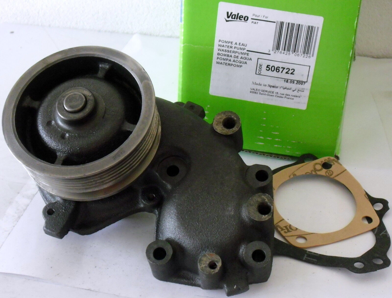 POMPA ACQUA POMPE à EAU ALFA 145 146 FIAT TEMPRA TIPO LANCIA DEDRA DELTA 506722