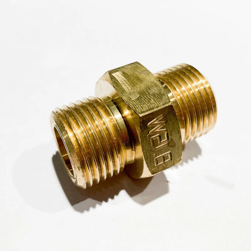 Adattatore raccordo in ottone per riduttore di CO2 / O2 e bombola Azoto - C54190