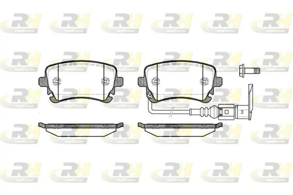 Pastiglie freno Assale posteriore 2897.11 ROADHOUSE per VW MULTIVAN T5