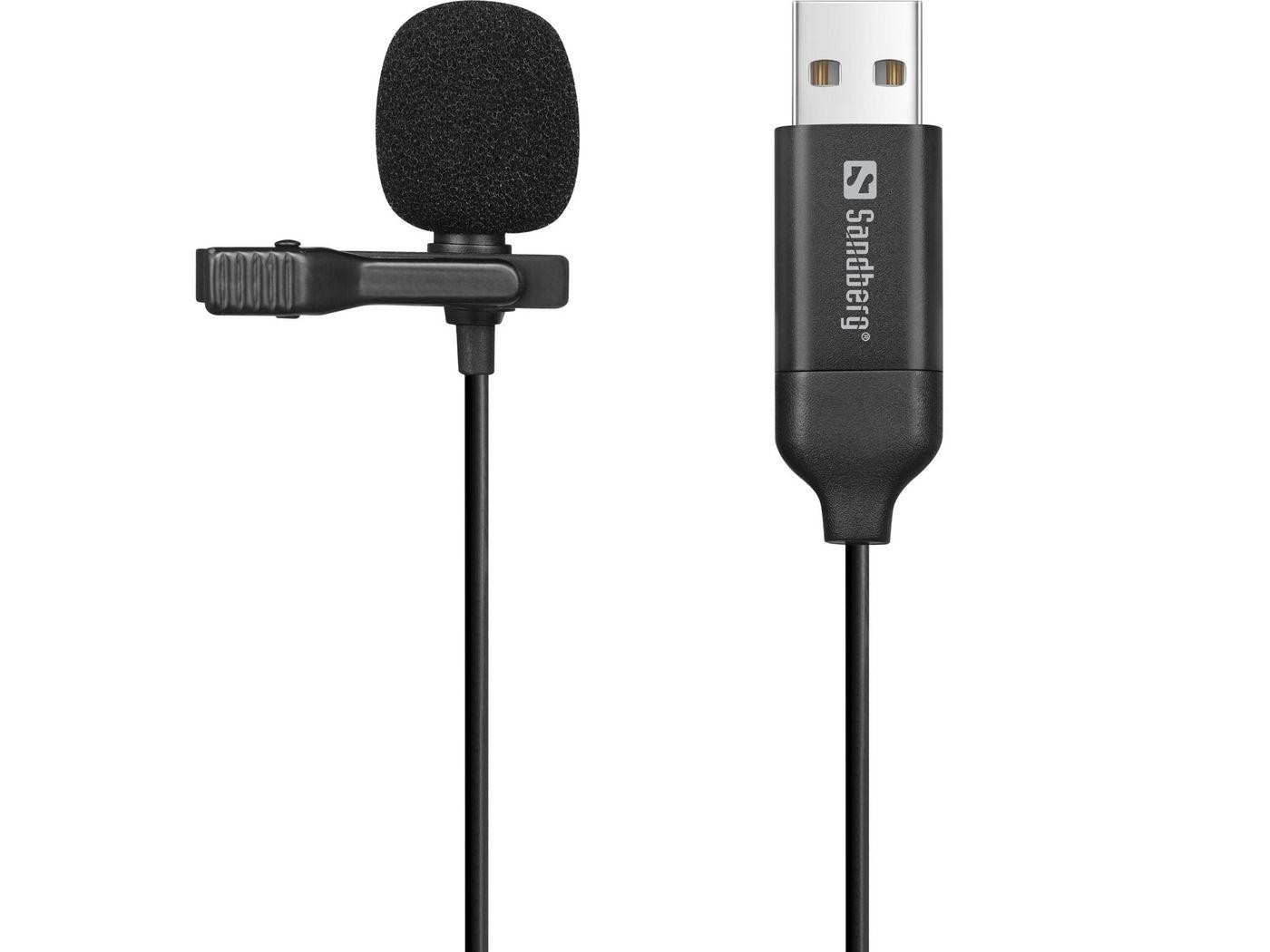 Sandberg Streamer USB Clip Microphone (Streamer USB Clip Microphone - Warranty: