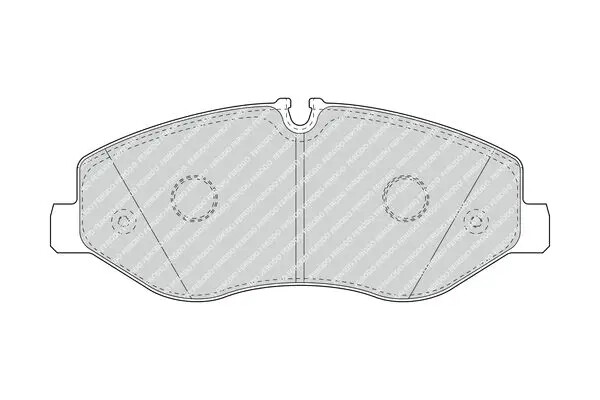 Pastiglie freno FVR4375 FERODO per MERCEDES-BENZ CLASSE V VITO Furgone