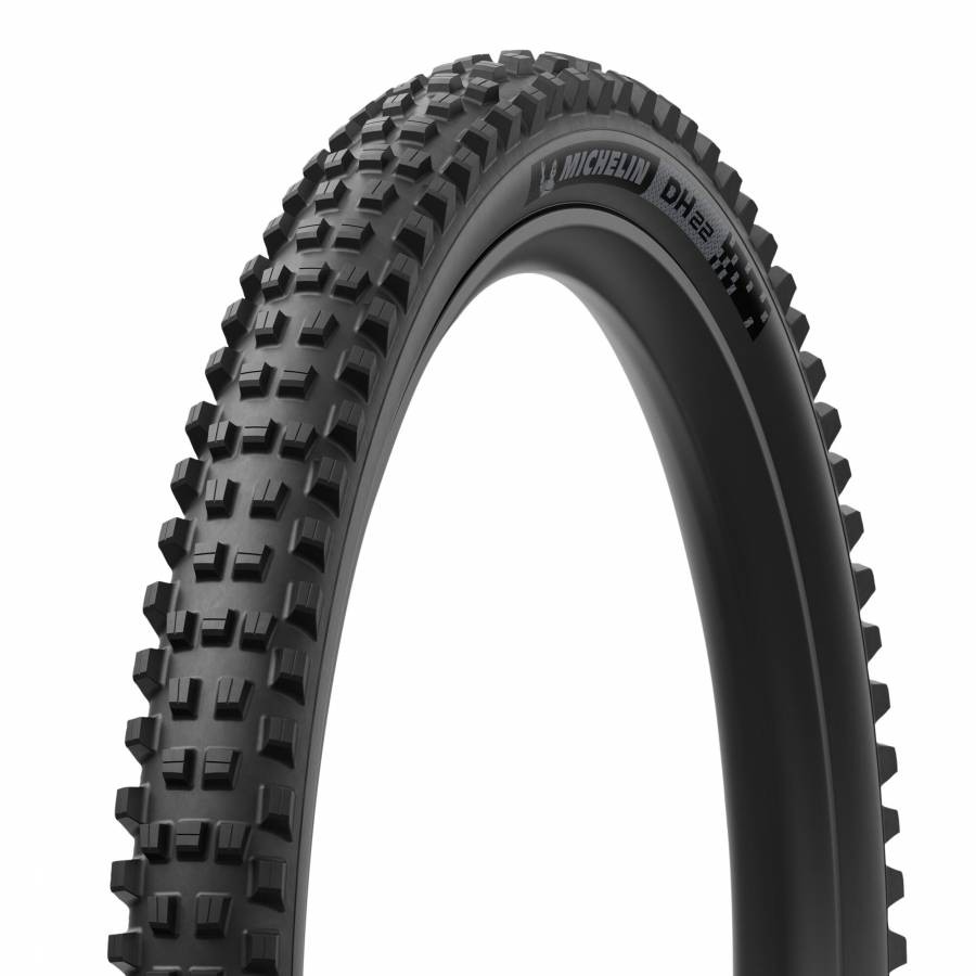 Pneumatico MTB gravity 27.5 x 2.40 Michelin DH22 Racing Line nero adesivi scuri