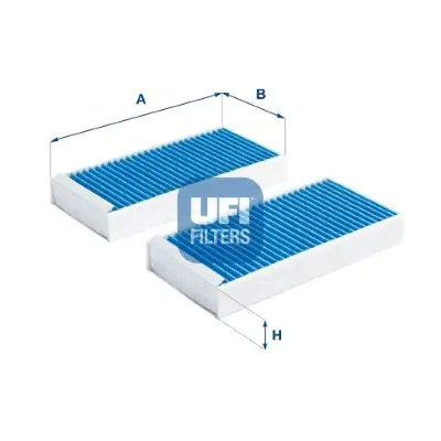 Filtro abitacolo con effetto antibatterico 34.279.00 UFI per MINI BMW