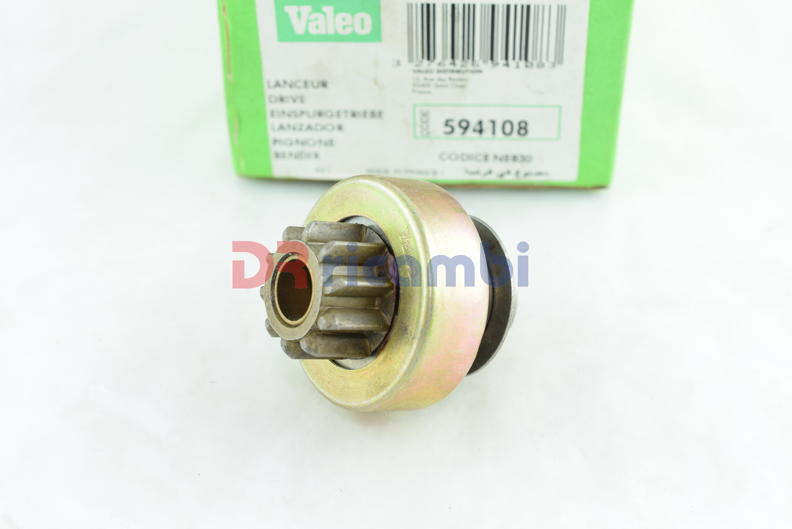 PIGNONE MOTORINO AVVIAMENTO PER FIAT PANDA UNO RENAULT R19 R21 - VALEO 594108