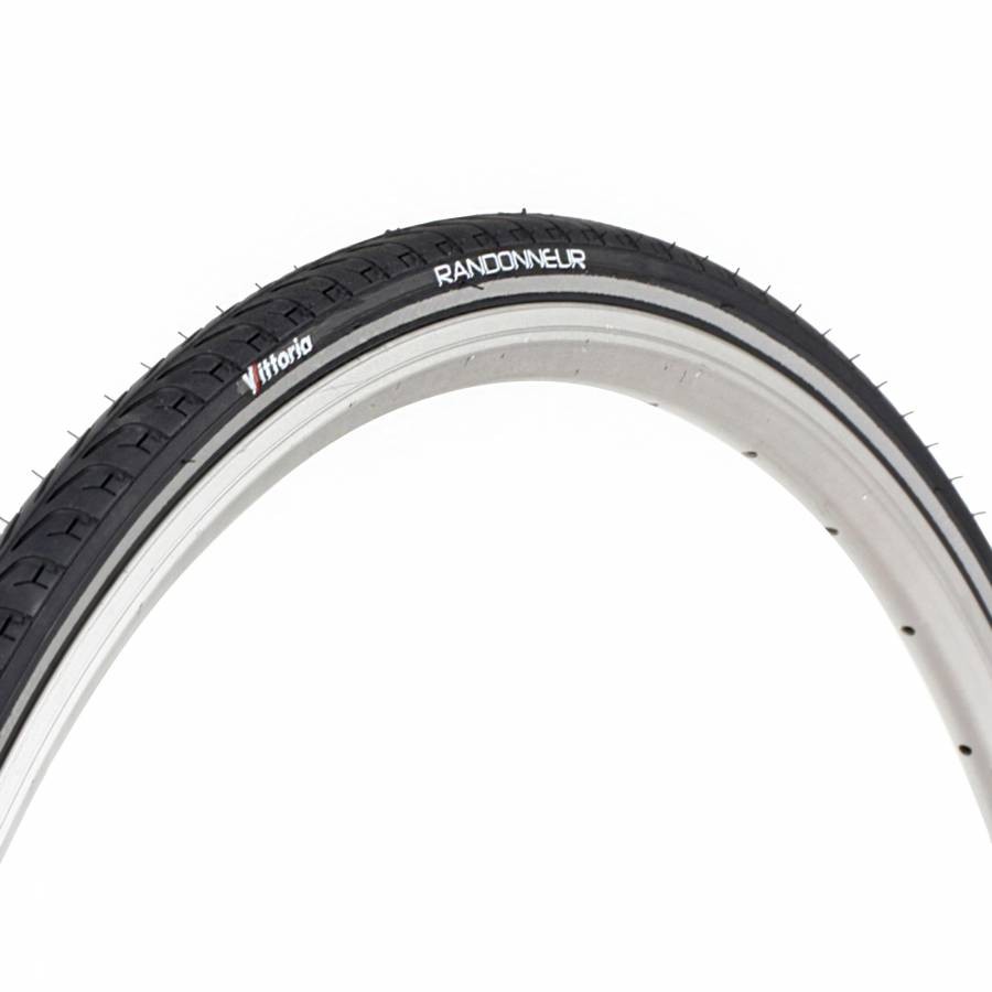 Pneumatico da città per bicicletta 700 x 42 Vittoria Randonneur nero TR (42-622
