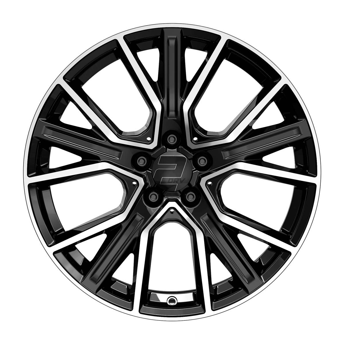 UN cerchio in lega WH34 2DRV 8.0 x18 5/112 ET 36 Nero completamente lavorato