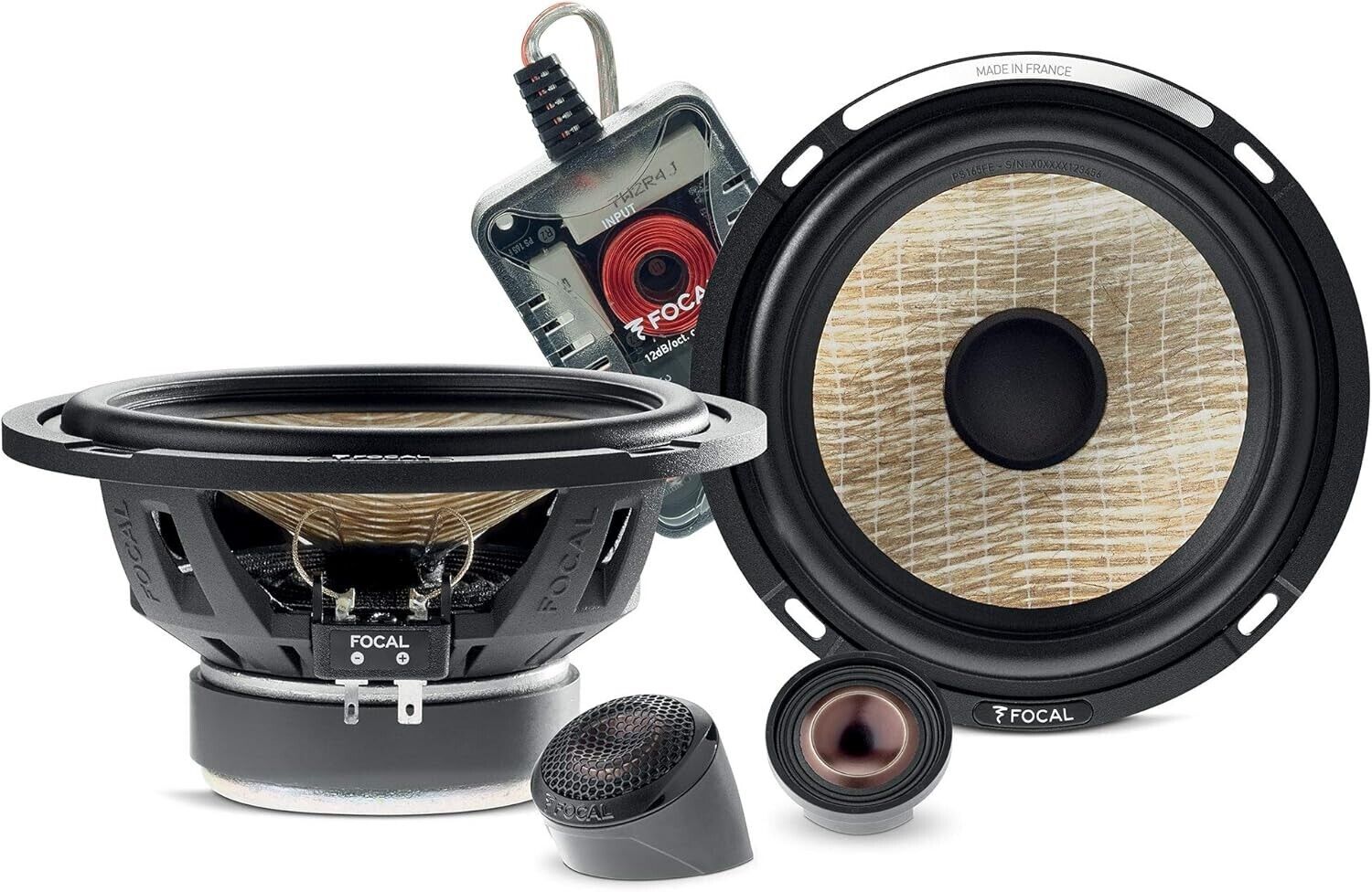 FOCAL FLAX EVO PS 165 FE Kit 2 Vie Altoparlanti per Auto  140WMax  16,5 cm