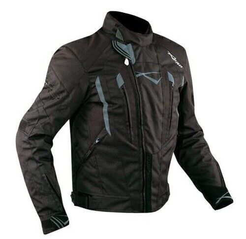 Motorbike Motorcycle Waterproof CE Armours Textile Thermal Tex Jacket  Black XXL
