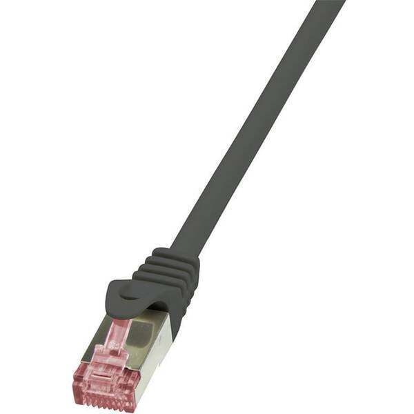 Cavo di collegamento rete rj45 logilink cat 6 s/ftp 2 m nero ritardante