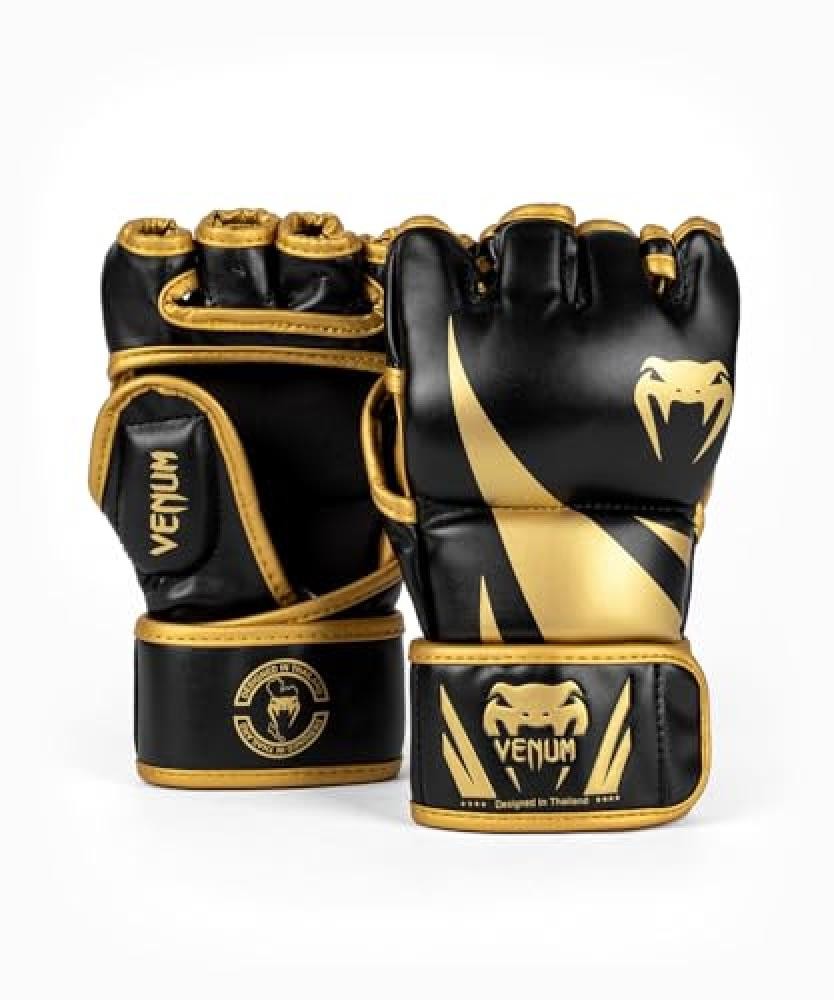 (TG. S) Venum Guanti MMA Challenger 2.0 - Nero/Oro - S - NUOVO