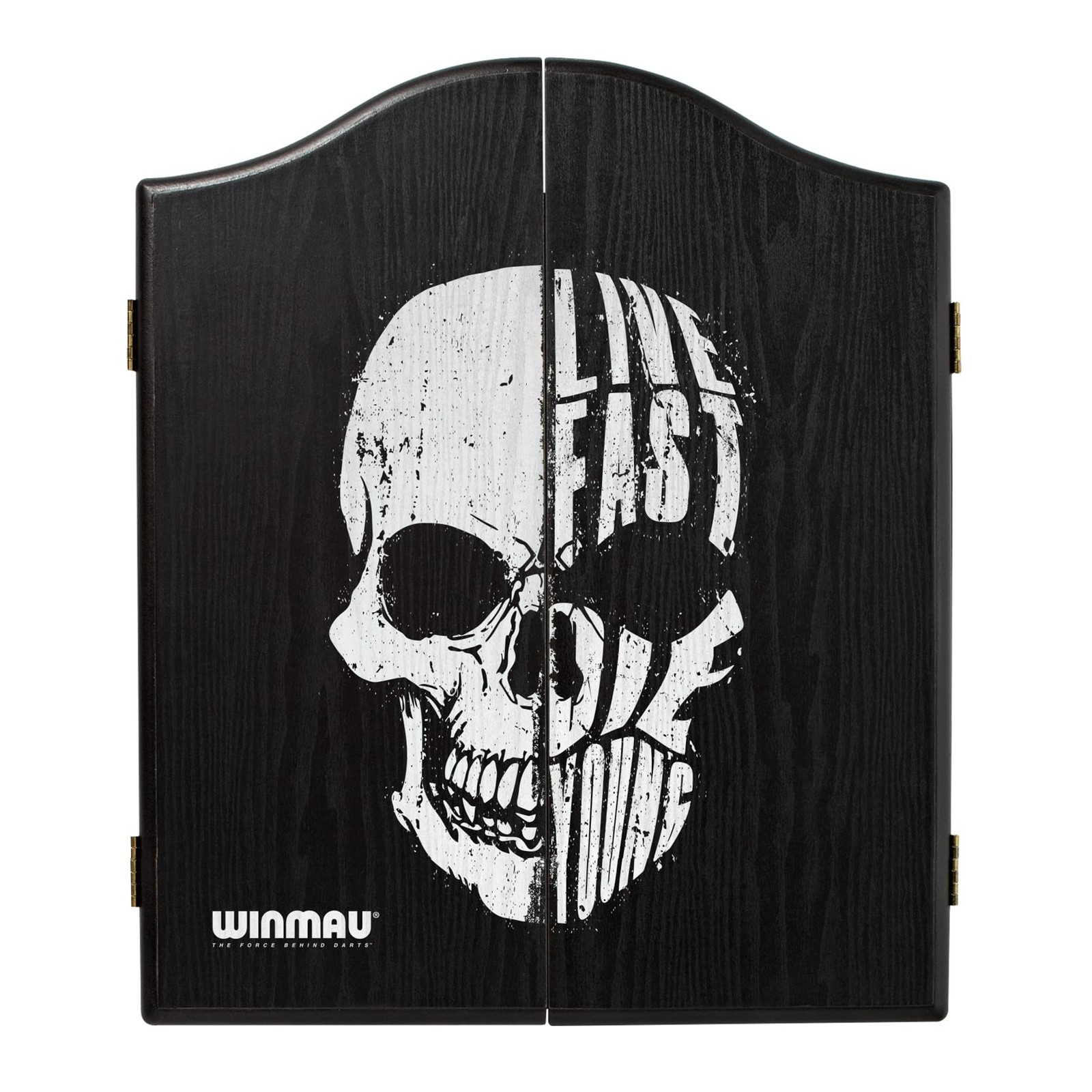 WINMAU Skull Design Deluxe Dartboard Cabinet