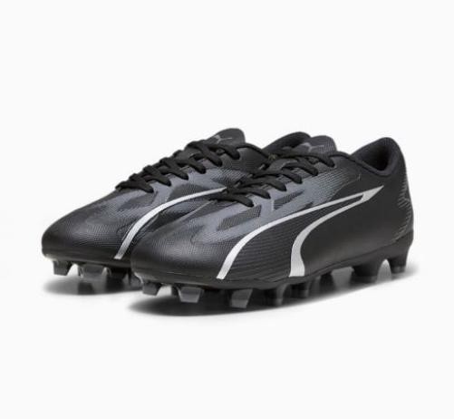 Puma Ultra Play FG/AG Junior Football Boots 1.5 Black/Silver 1.5 Black/Silver