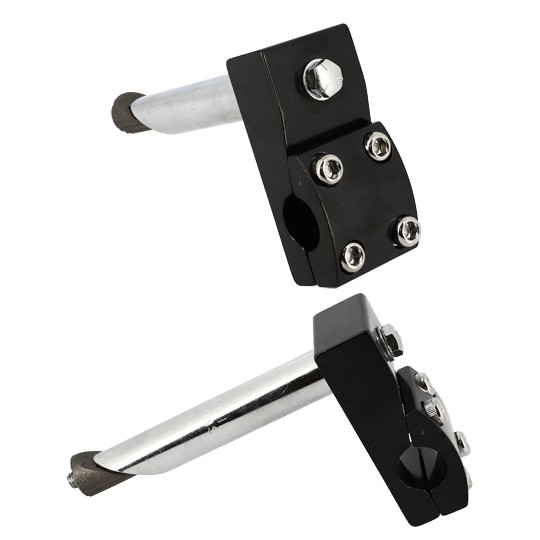 Attacco manubrio BMX in alluminio con attacco a vite da 21,1 mm, regolabile e ap