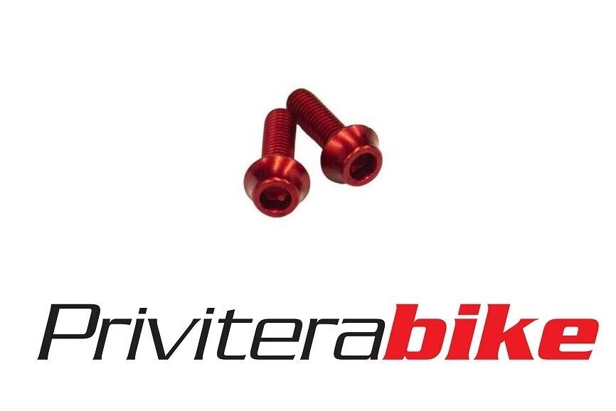 VITI PORTABORRACCIA WILIER ALLUMINIO ROSSO 2PZ - BOM516R