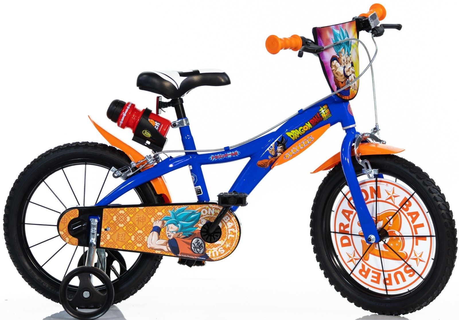 BICI MISURA 14 DRAGON BALL SUPER BIMBO DINO BIKES BICICLETTA BAMBINO 614-DR NEW