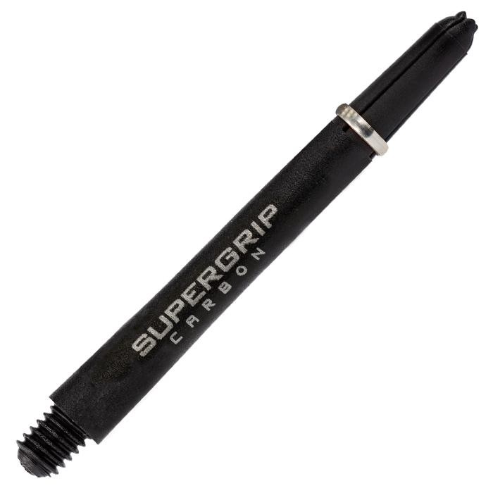 Harrows Super Grip Carbon Shafts Medium Black/Silver Medium Black/Silver