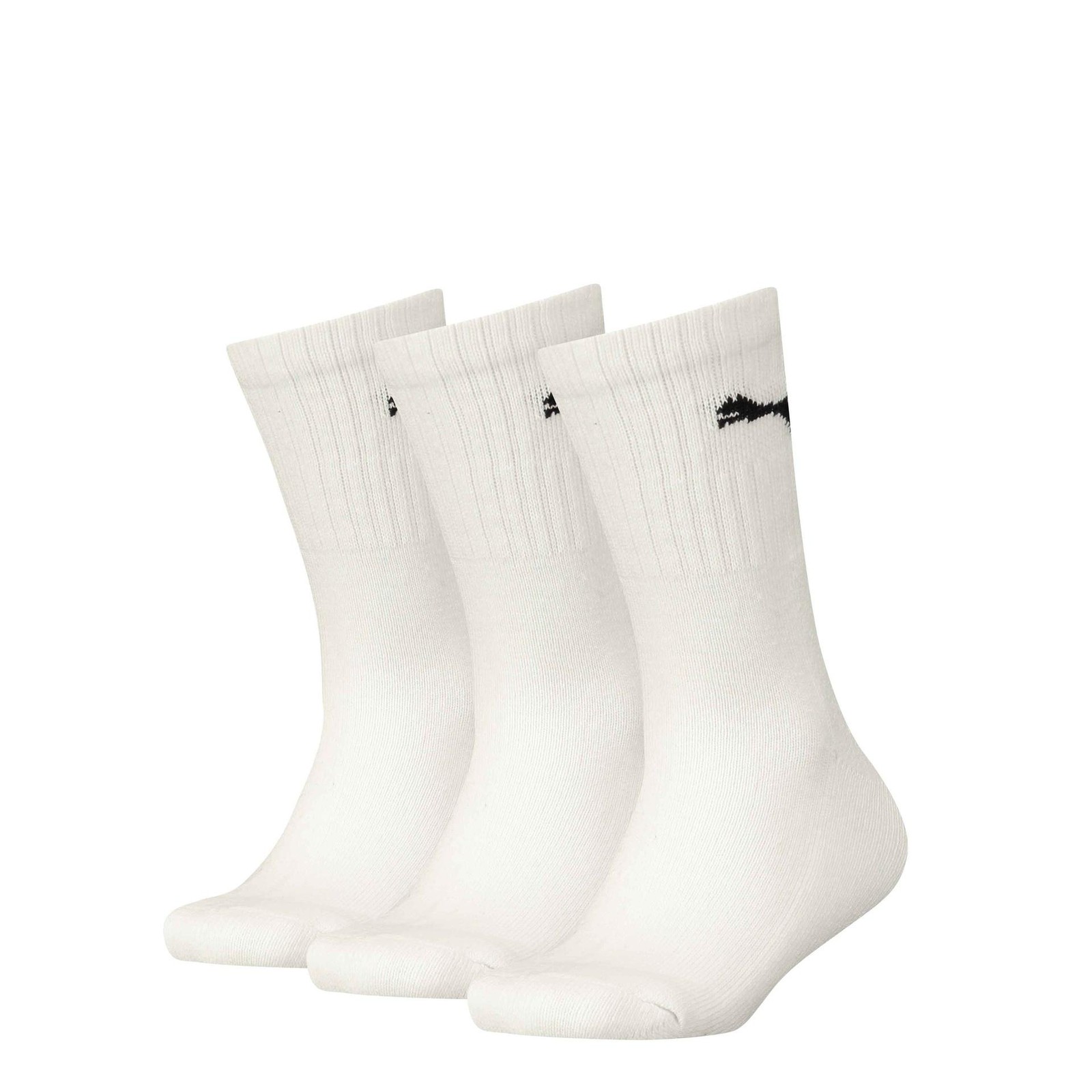 Puma Crew Socks Junior (3 Pairs) J12-2 White J12-2 White