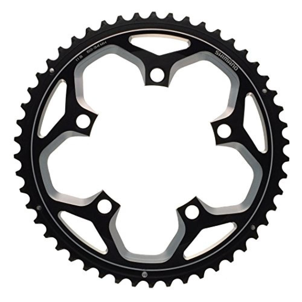 (TG. Taglia unica) SHIMANO 1PR98040 - Piatto 50D Fc-Rs500, Colore: Nero - NUOVO