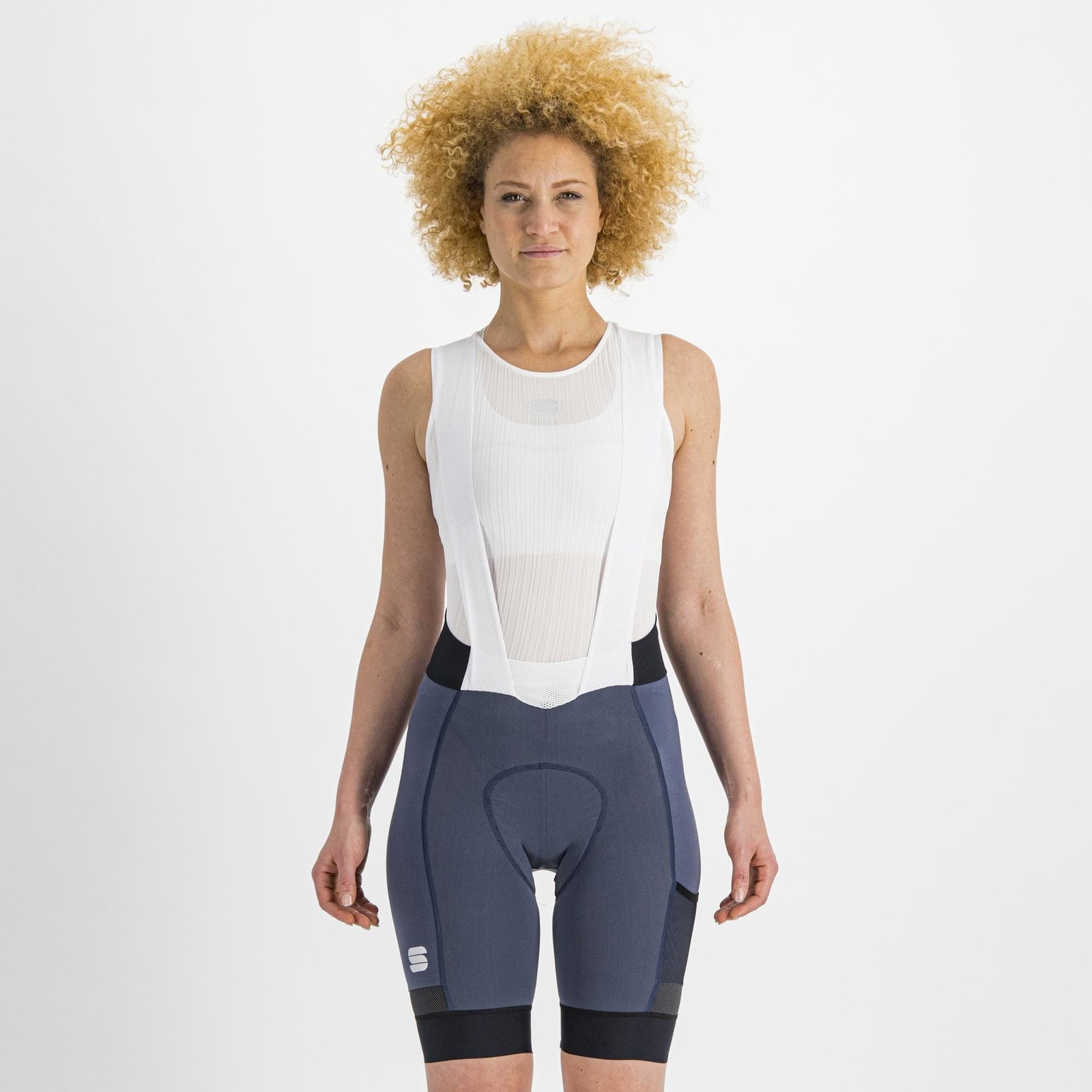 Sportful Supergiara Women's Bib Shorts L Galaxy Blue