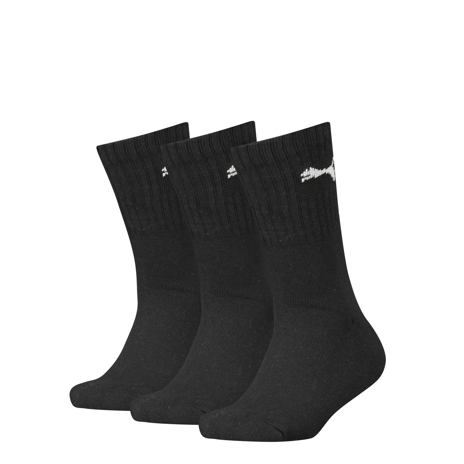 Puma Crew Socks Junior (3 Pairs) J12-2 Black J12-2 Black