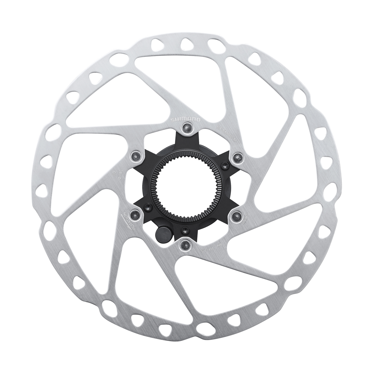 Disco Freni SHIMANO RT-EM600 Center-Lock 180mm con Magnete Velocita' per E-Bike