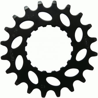 Pignoni KMC E-Bike Bosch Active Performance Line 19 denti chromoly nero