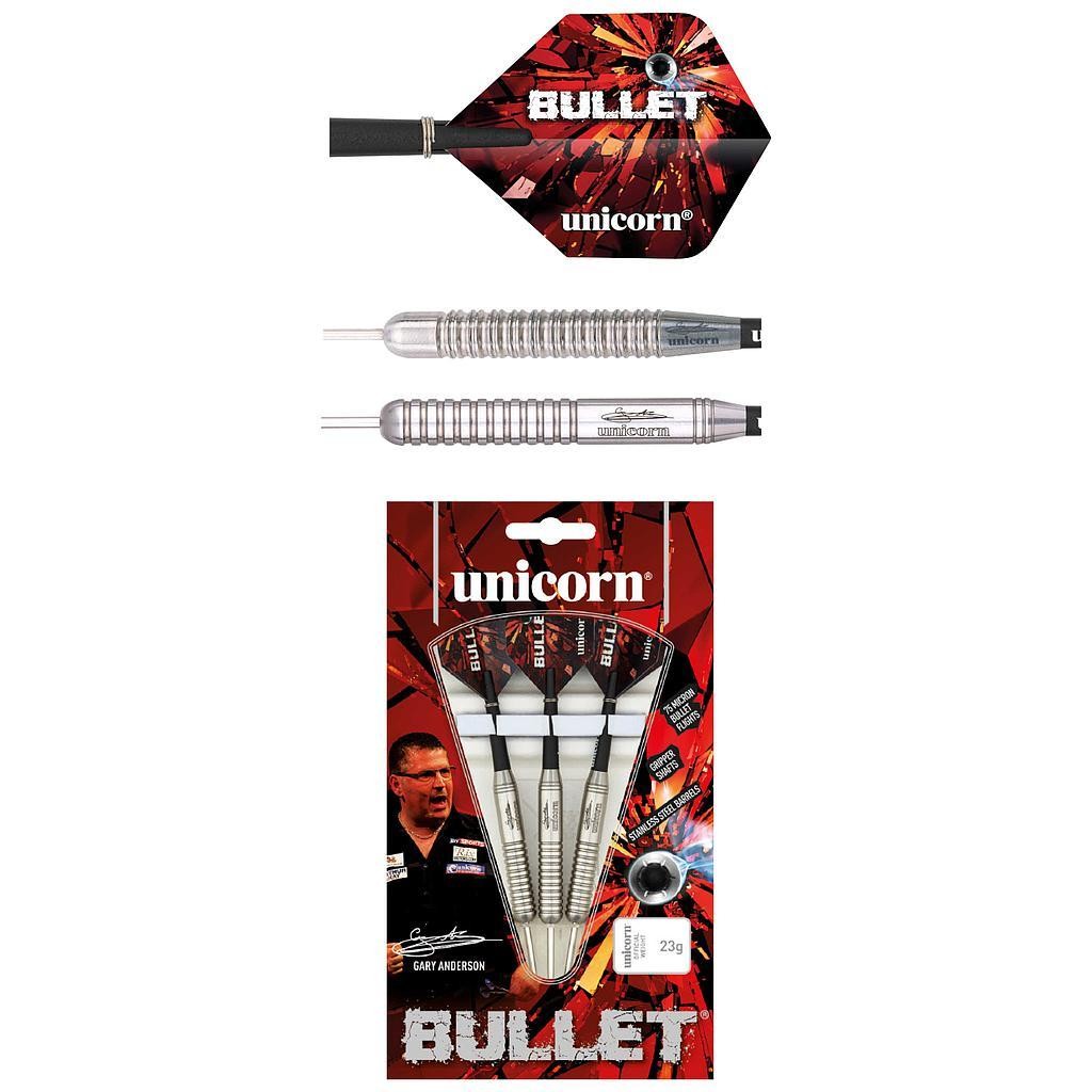 Unicorn Gary Anderson Bullet Stainless Steel Darts 22g 22g