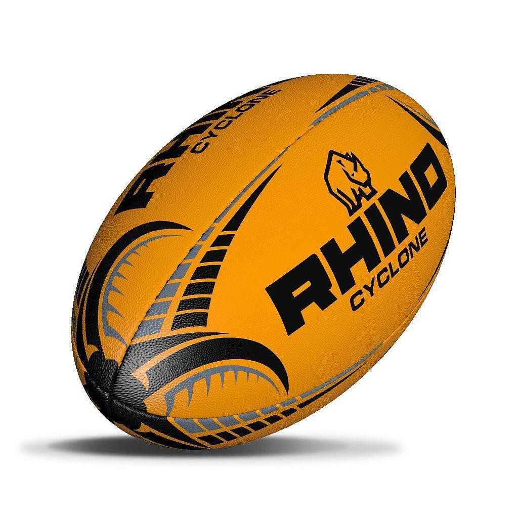 Rhino Cyclone Rugby Training Ball 5 Fluo Orange 5 Fluo Orange