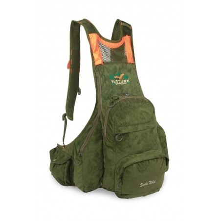 Zaino Gilet per la caccia Nature by Marsupio Suede Wild