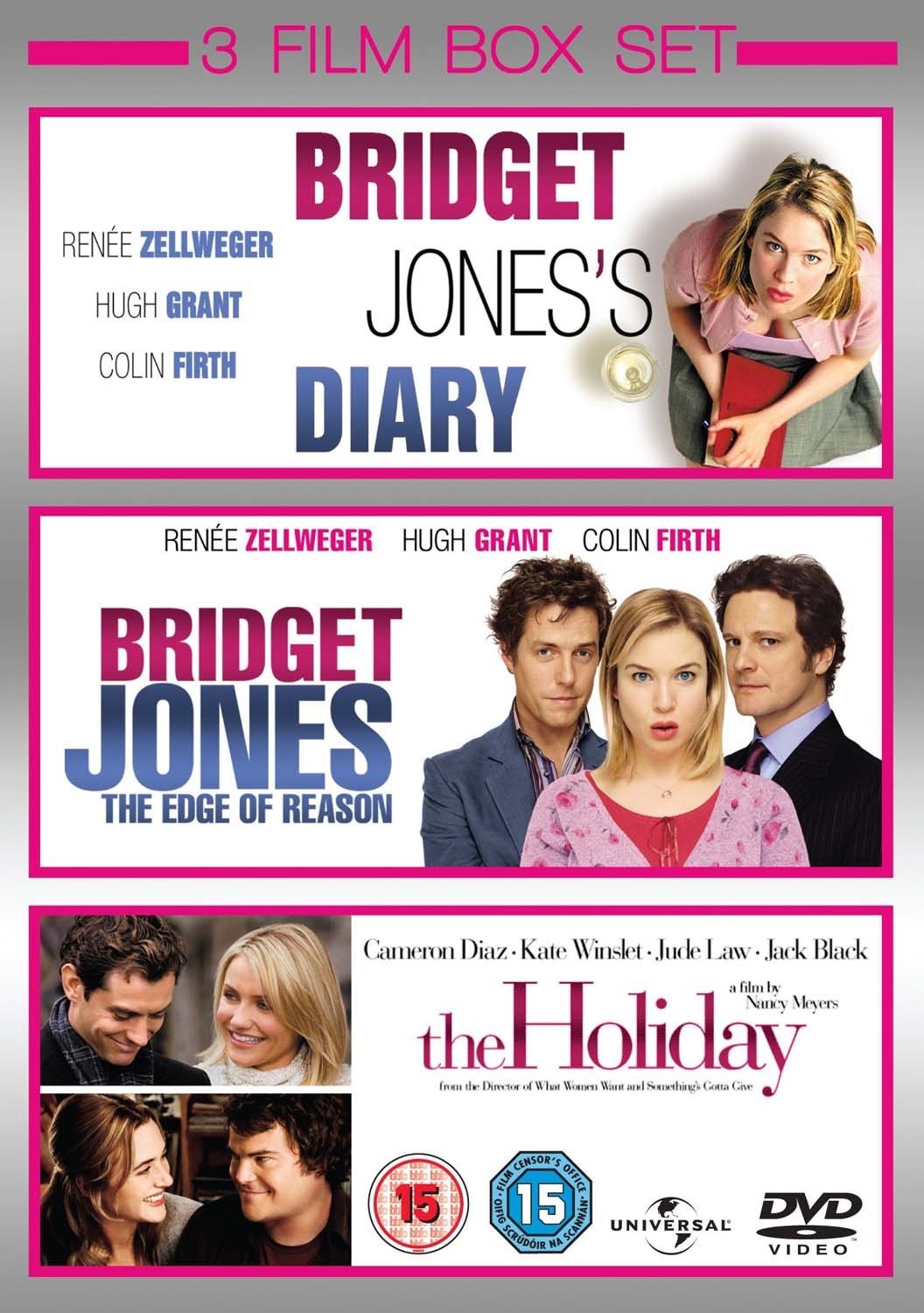 Bridget Jones's Diary / Bridget Jones: The Edge of Reason / The Holiday (DVD)