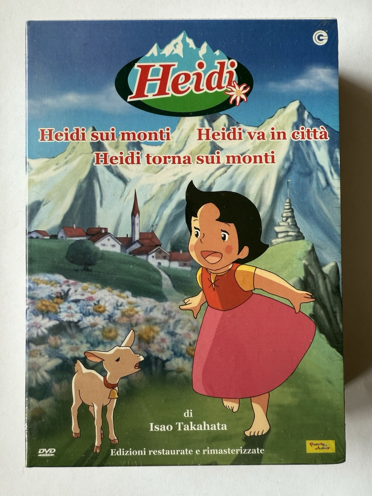 Heidi sui monti + Heidi va in città + Heidi torna sui monti. BOX 3 DVD Sigillato