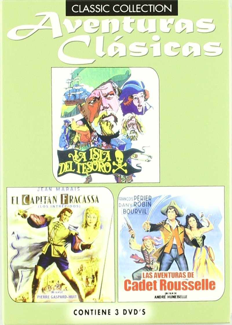 Triple Pack Aventuras(La Isla Del Tesoro+El Capitan Fracassa+Las Aventuras De Ca